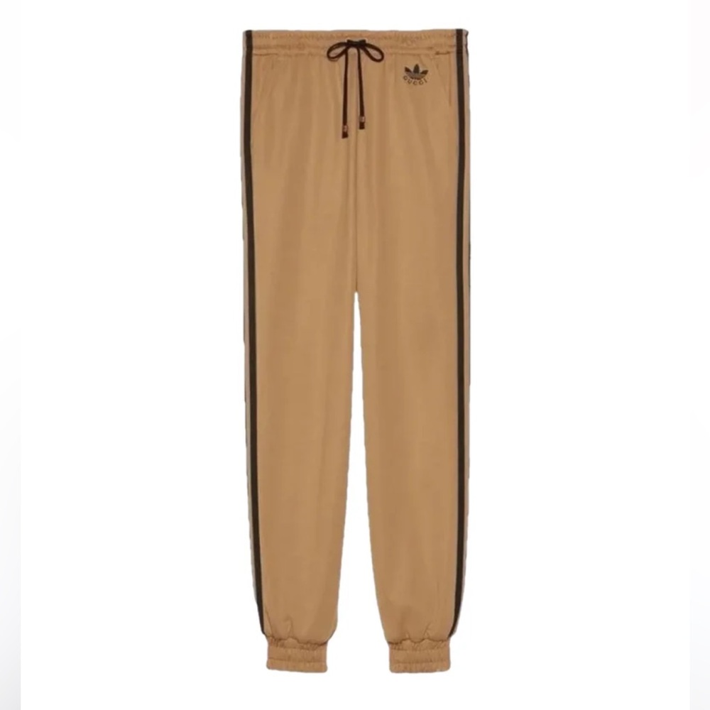 Gucci x Adidas jogger - size medium- nwt - tan / black